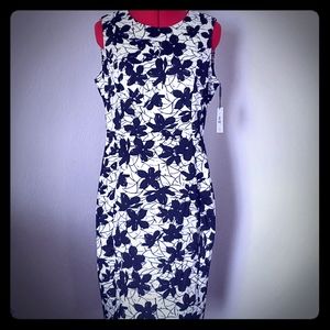 NWT Calvin Klein Stretch Sheath Dress